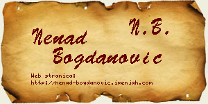 Nenad Bogdanović vizit kartica